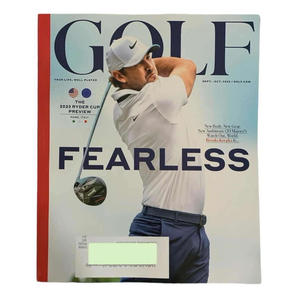 GOLF Magazine September October 2023 Ryder Cup Preview Fearless Brooks Korpka